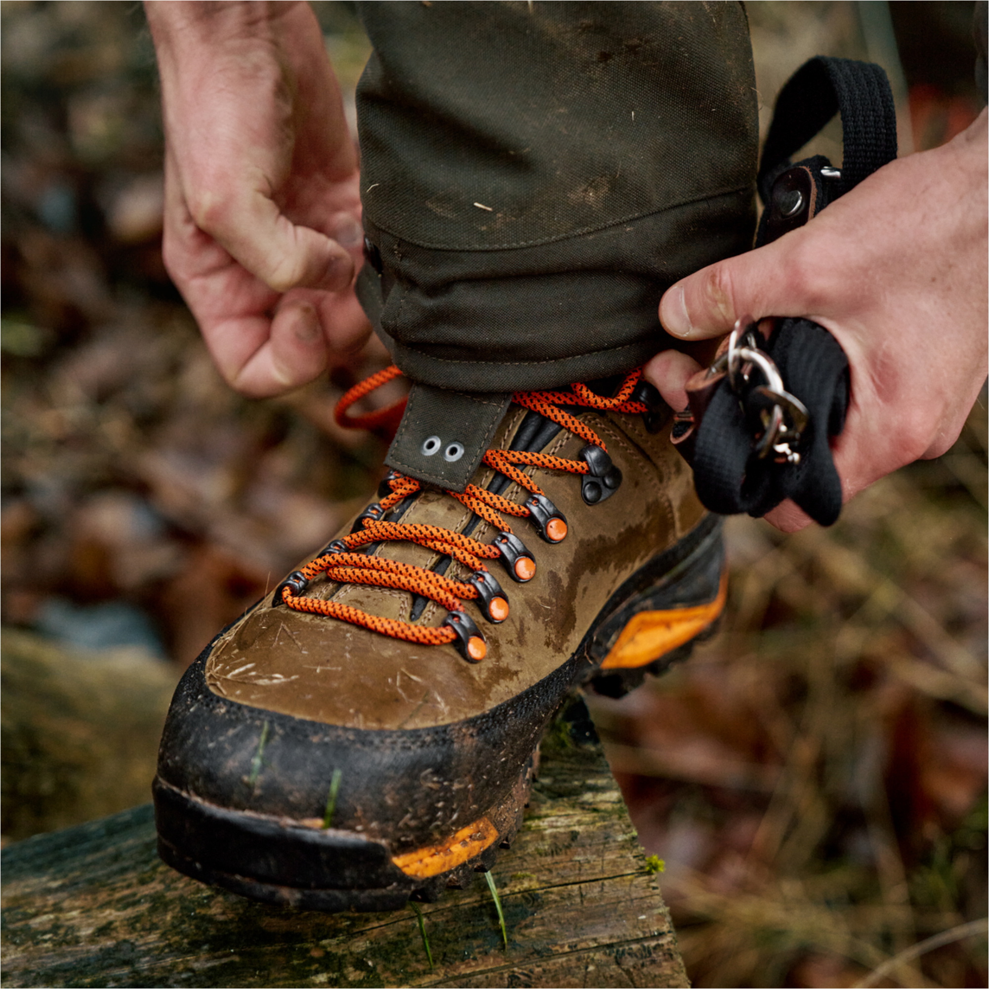 2025 Harkila Mens Saxnas GTX Orange 11111802624 - Mid Brown